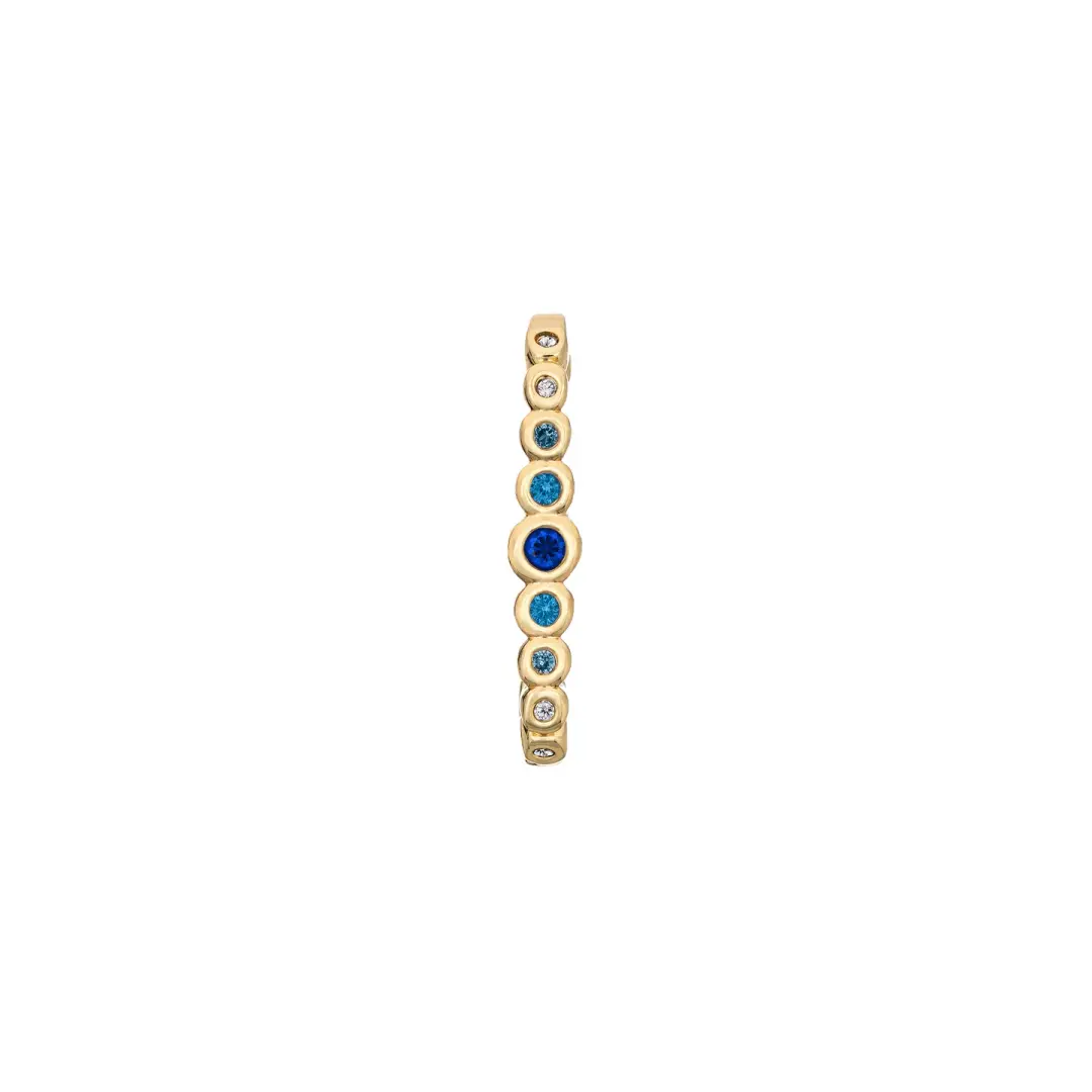 Archer Suspension Earring - Blue
