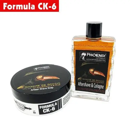 Sangre De Drago Artisan Shaving Soap & Aftershave Bundle Deal | Ultra Premium CK-6 Formula