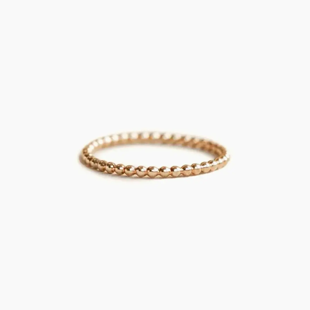 Beaded Stacking Ring