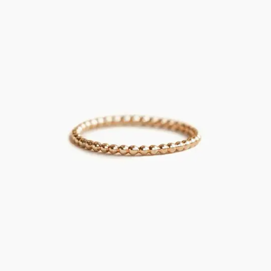 Beaded Stacking Ring