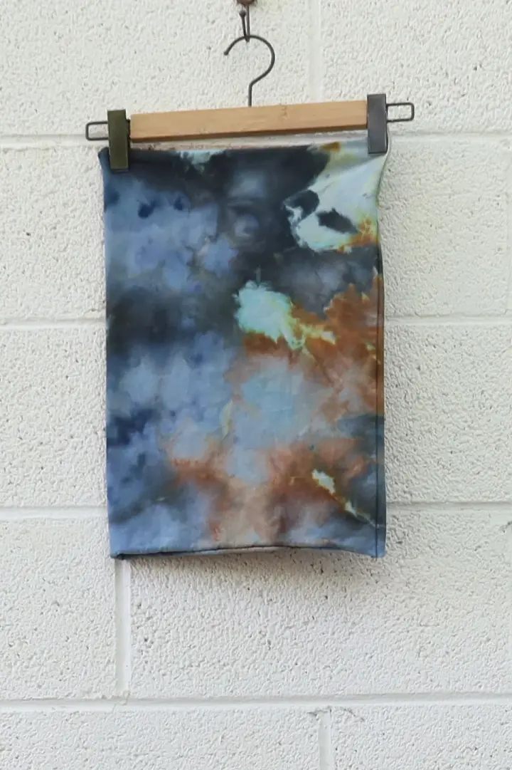 OOAK - Tube Top / XS / Stretch Organic Cotton / Ice Dye (248)