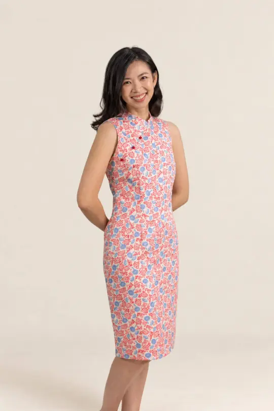 Ladies Mini Peony Cheongsam - Mickey Fanfare