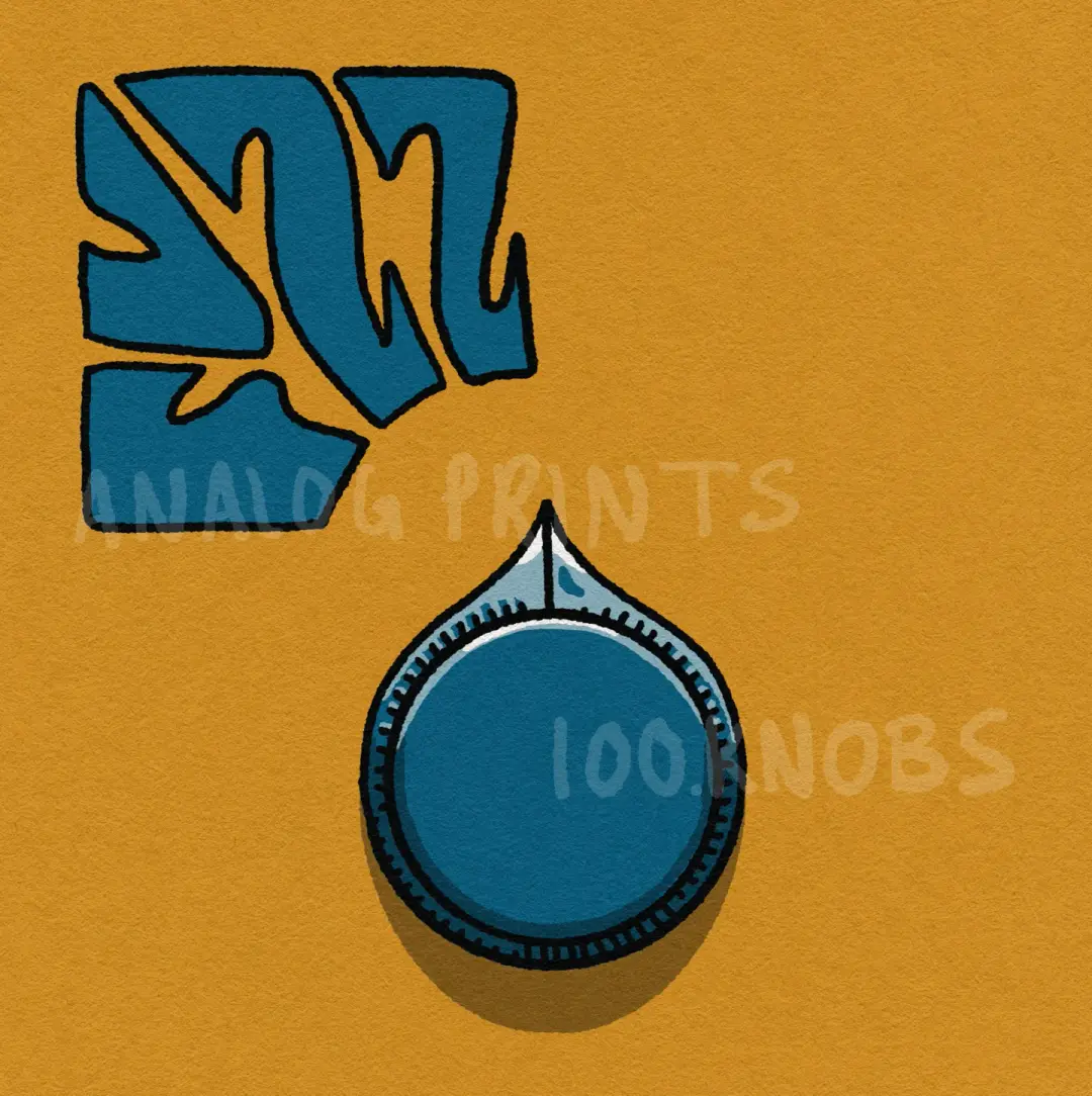 #100knobs  044/100 Fuzz Control POSTER