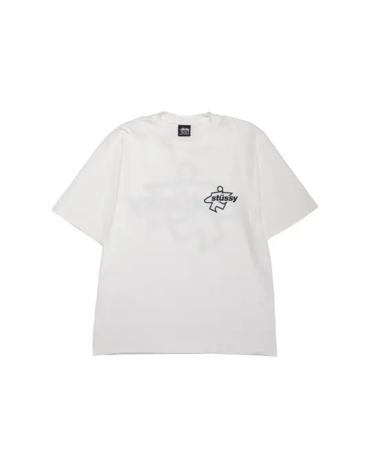 Stüssy Surf Size Pigment Dyed Tee Natural