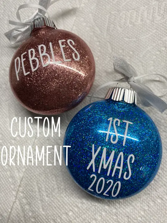 CUSTOM Pet or Baby First Christmas Ornament
