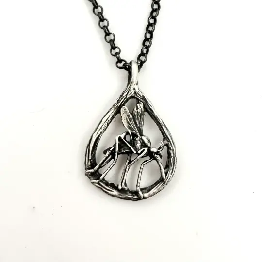 Mosquito drop necklace