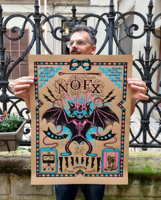 NOFX (Gigposter Edmonton_Canada 2024)
