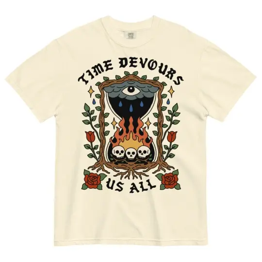 Time devours us all tshirt