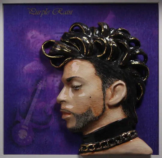 Prince 'Purple Rain' - Framed Sculpture (Pre-Order)