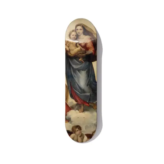 Raphael Sistine Madonna Skateboard Wall Art