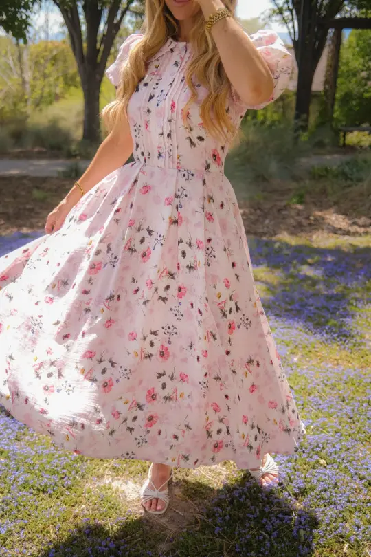 Sophia Dress in Roselyn Pink