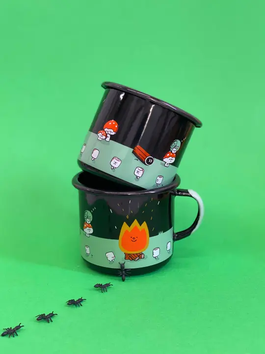 "Campfire" Enamel mug