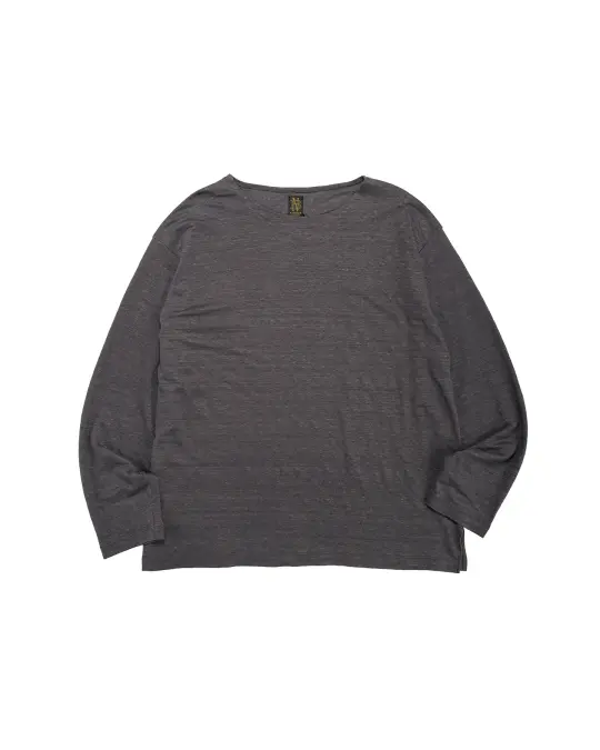 Batoner Normandy Linen Basque Shirt Gray