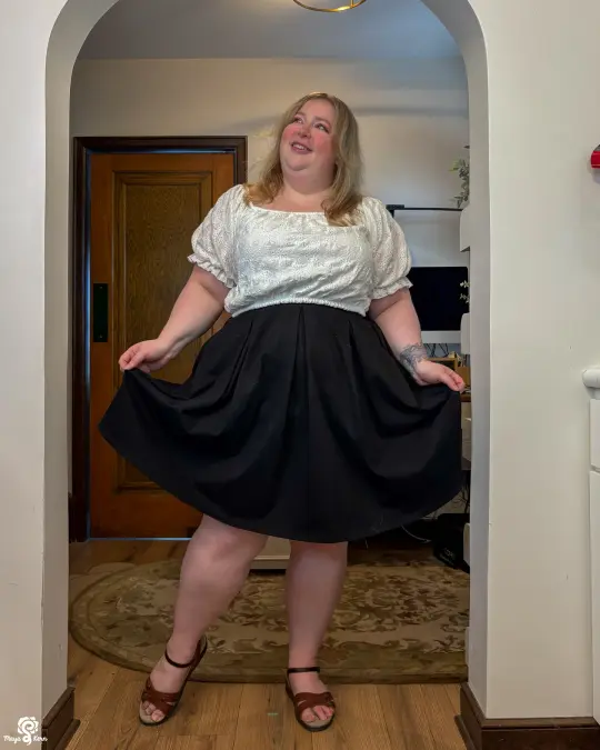 Black Affogato Skirt
