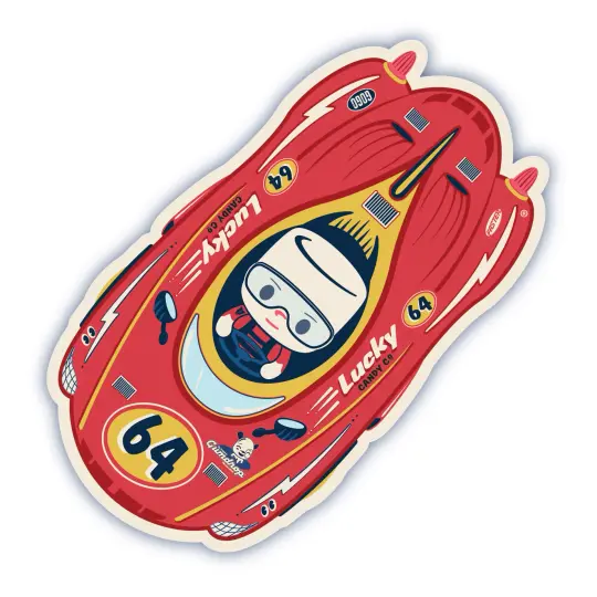 Marshall Tin Cup Racer Sticker