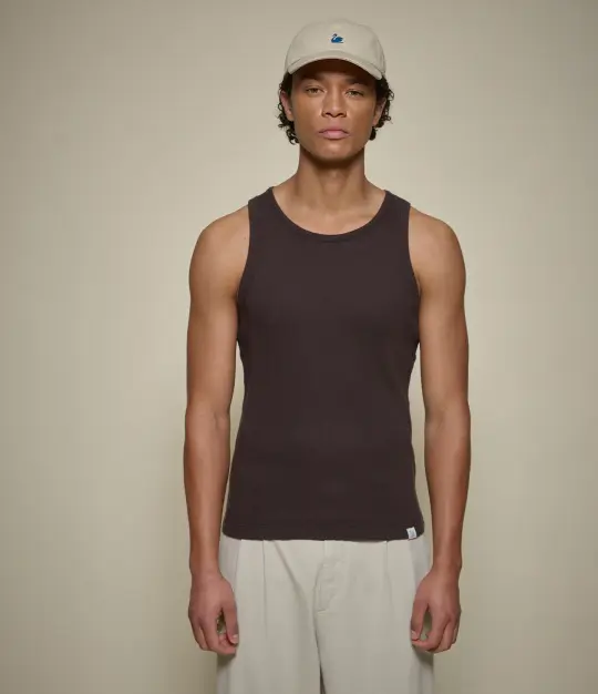 Iconic Ribbed Cotton Tank Top
