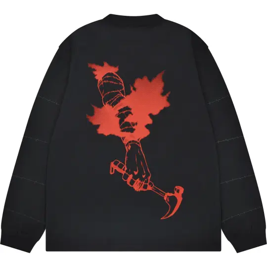 Black Shin Long Sleeve