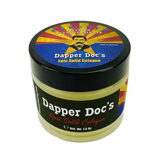 Dapper Doc's Solid Cologne | Contains Prickly Pear Oil | Distinctly Masculine