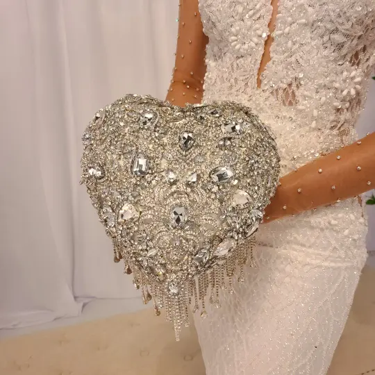 Bling Heart Bouquet