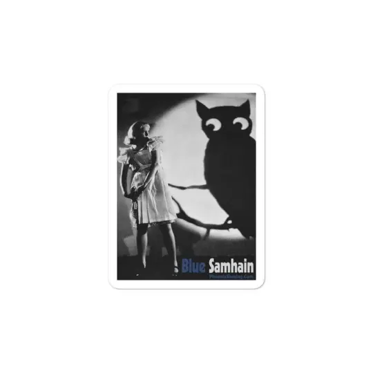 Blue Samhain Vinyl Bubble-Free Stickers | Available in 3 Sizes