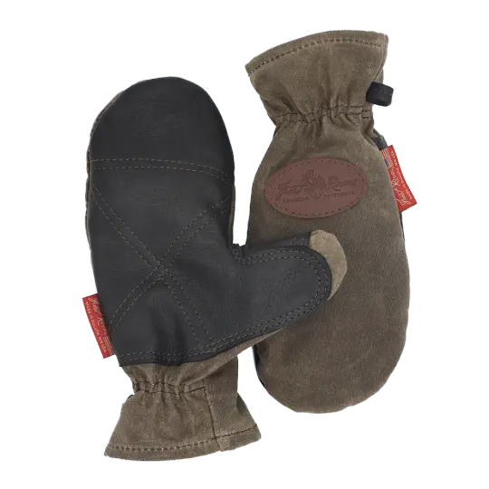 Empire Builder Mittens- Waxed Canvas