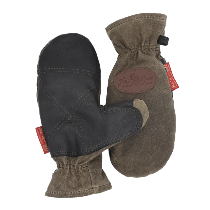 Empire Builder Mittens- Waxed Canvas