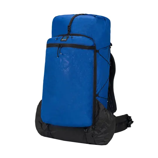 Bargain 62L Arc Zip Ultra Backpack (No Belt/No Straps) - Dusk Blue - Medium Torso
