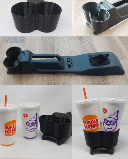 1988-1991 Honda Civic WAGON Rear Ash Tray DUAL Cup Holder