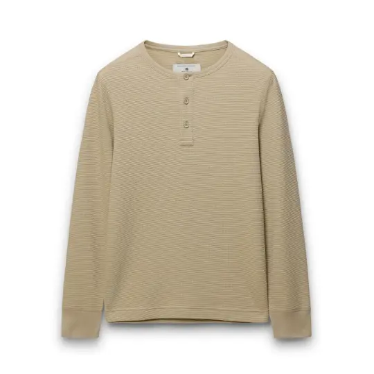 Lightweight Waffle Standard Henley