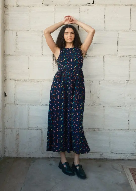 sample sale | elani dress polka | XS & S