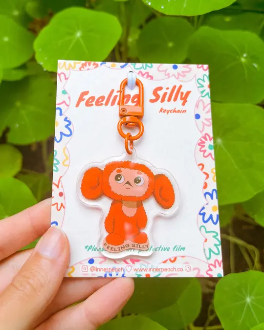 Feeling Silly Keychain