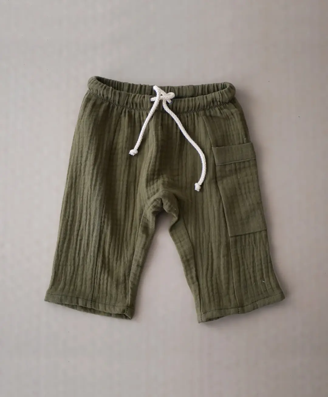 PANTALON double gaze KAKI / PANTS