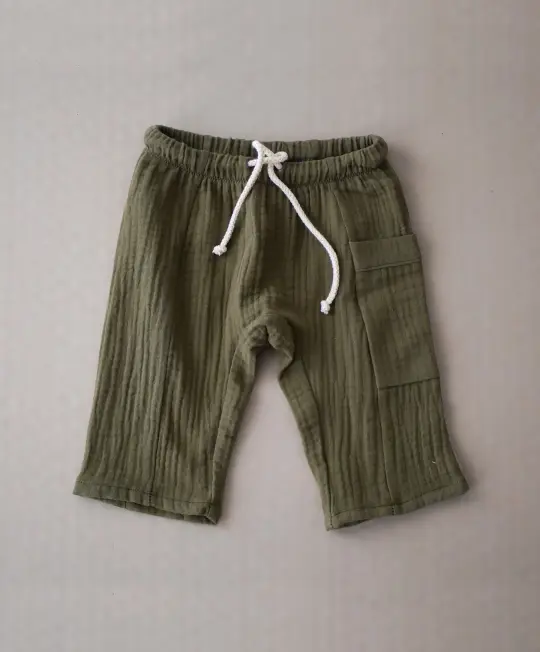 PANTALON double gaze KAKI / PANTS