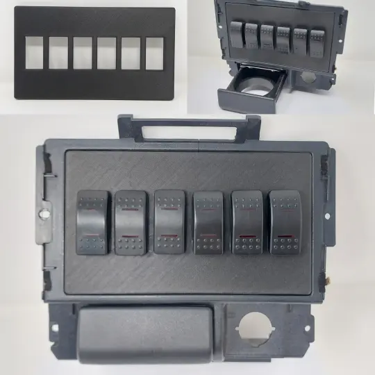 90-93 Acura Integra Radio Rocker Switch Panel / Switch Plate