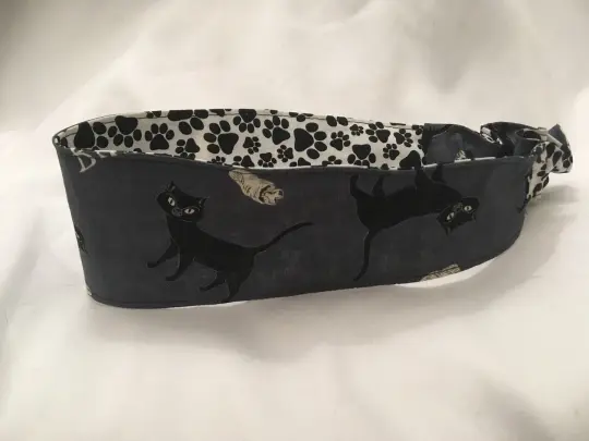 Witchy Cat Reversible Headband