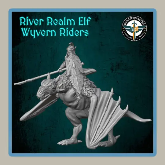 River Realm Elf Wyvern Riders