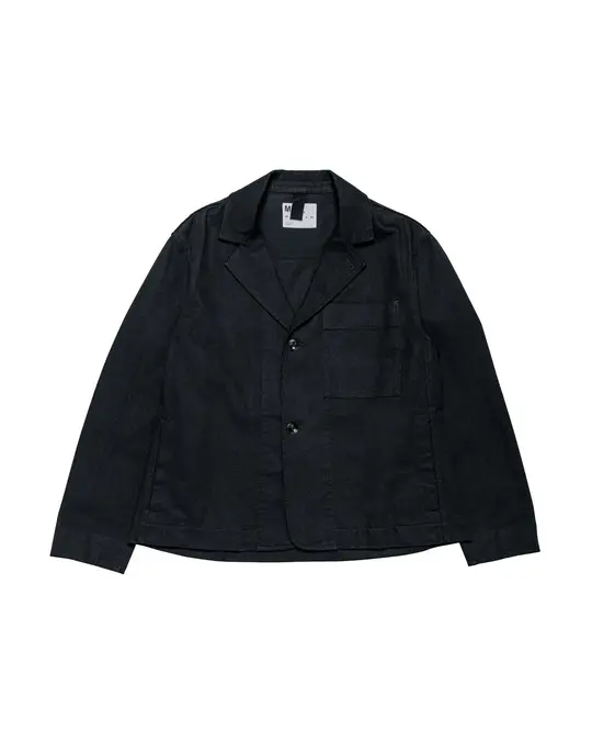 MHL Minimal Blazer Raised Cotton Drill Black