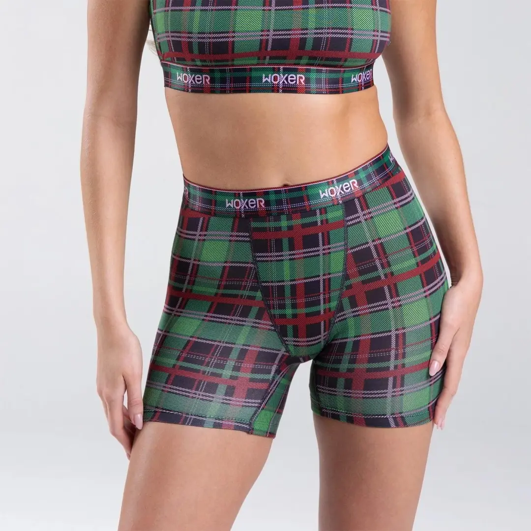 Baller High Waisted Heritage Plaid