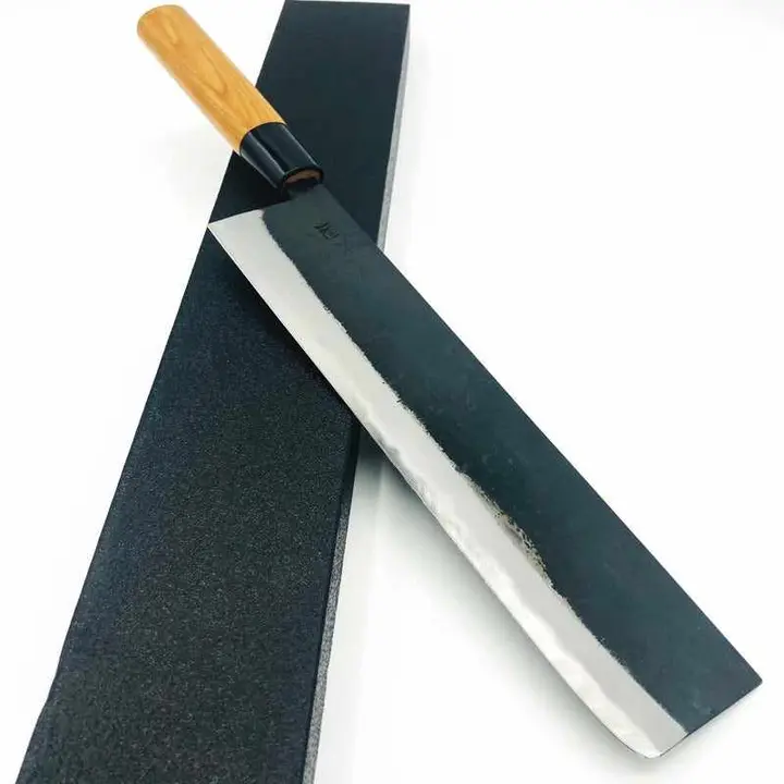 Yukihiro Sakai Hinokuni White #1 Kurouchi 240mm Nakiri