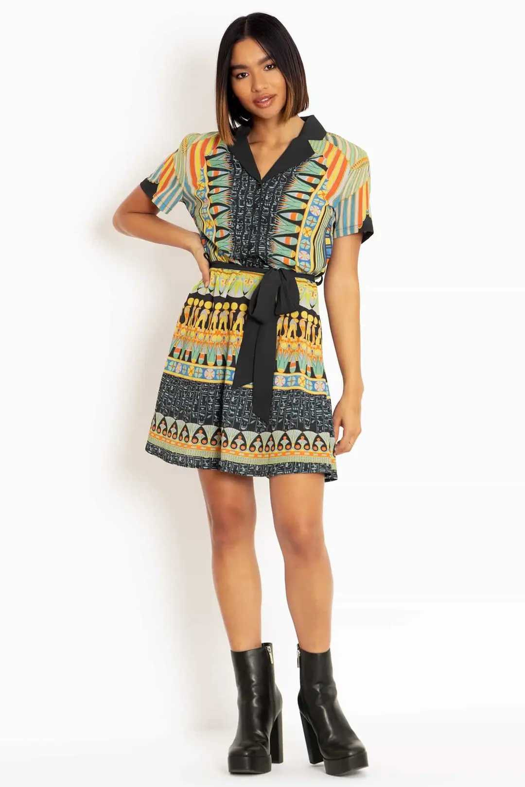History Of Egyptian Art Shirt Dress