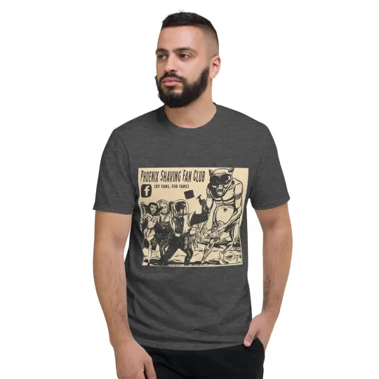 Phoenix Shaving Fan Club Short-Sleeve T-Shirts | Available in Multiple Colors! | Phoenix Logo On Back!
