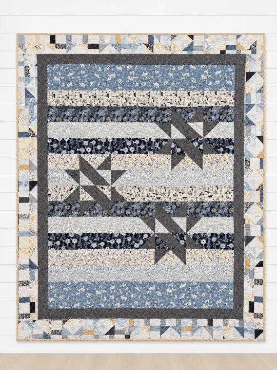 Stripy Stars Quilt