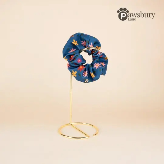 Midnight Blooms - Scrunchie