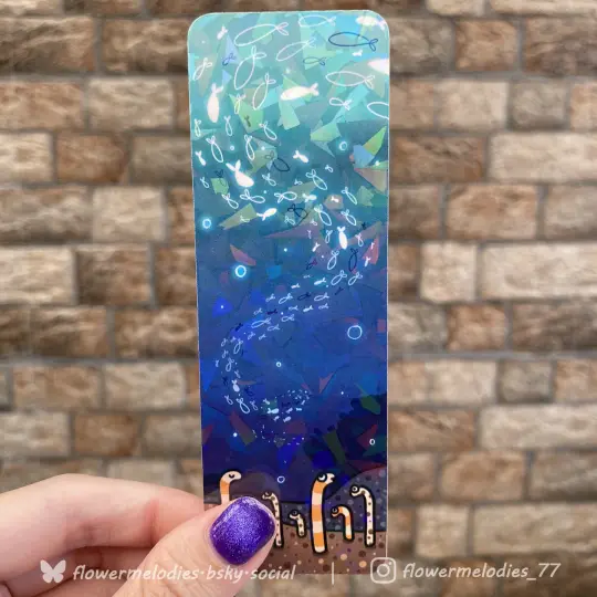 Laminated bookmark - Ocean Life