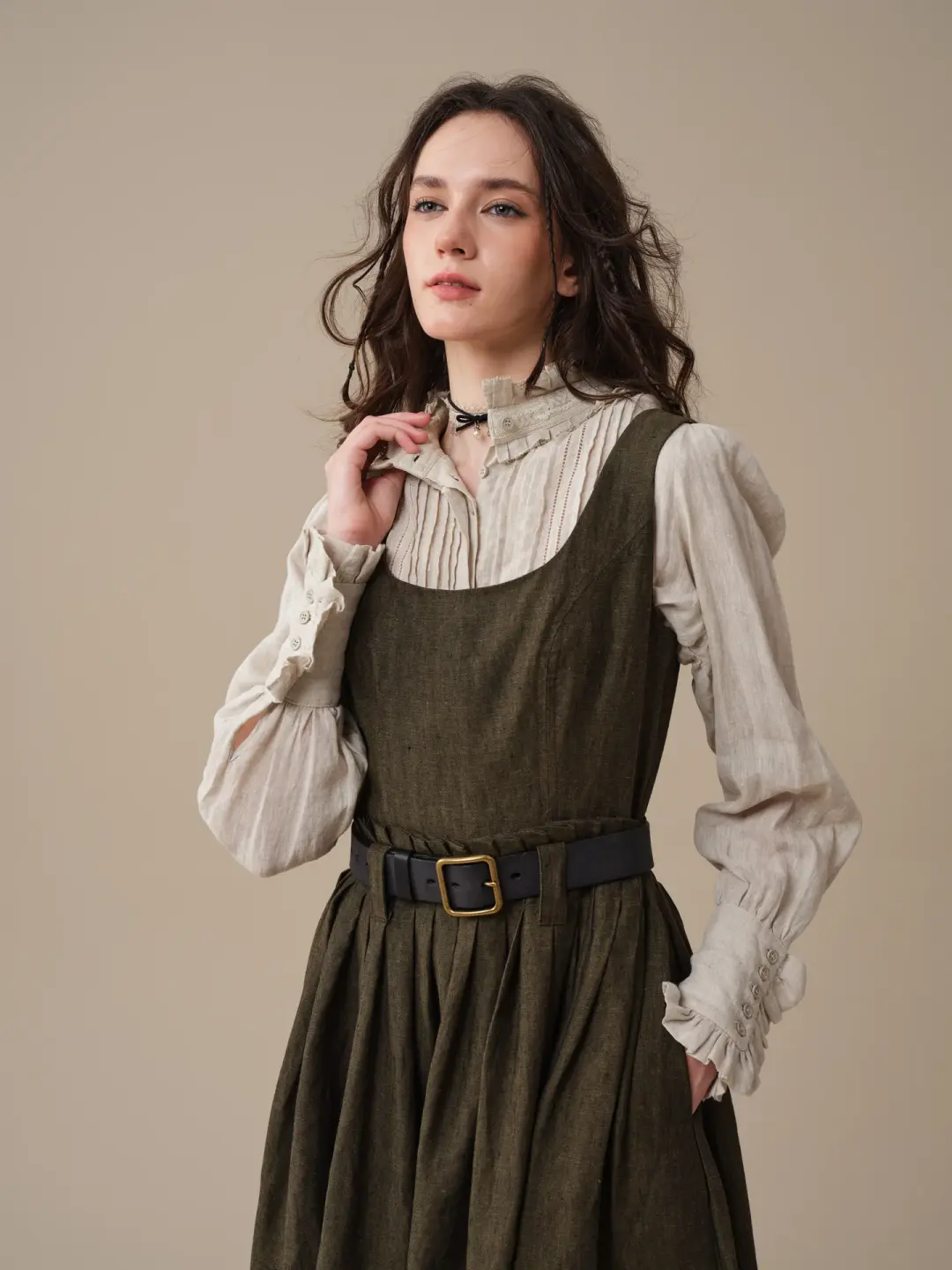 Clover 07 | Structured Linen Dress