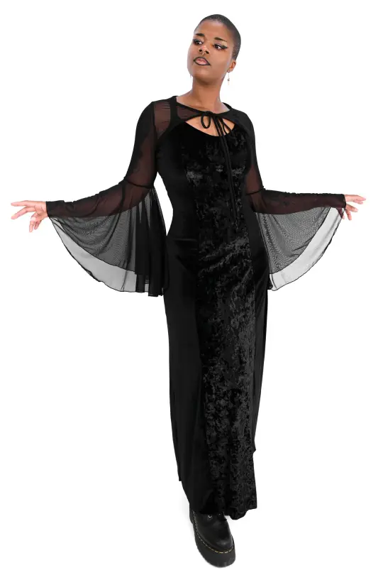 Mesh Mega Bell Sleeve Bolero