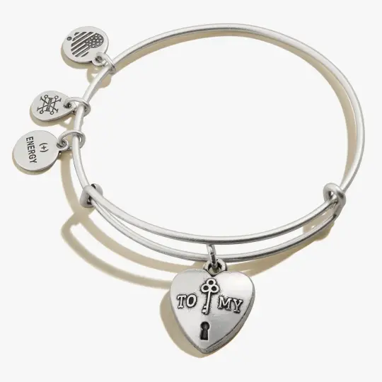 Key to My Heart Charm Bangle