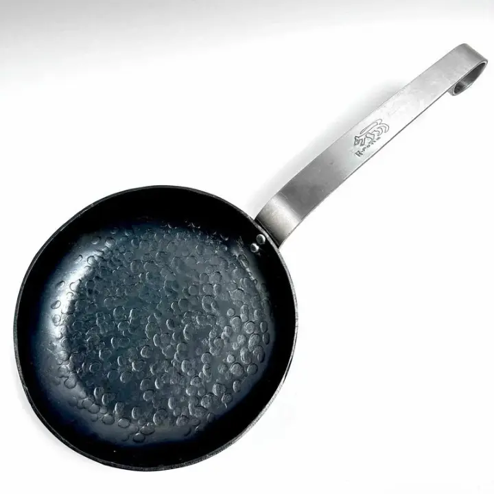 Hand Forged Carbon Steel Hammered Frying Pan 20cm