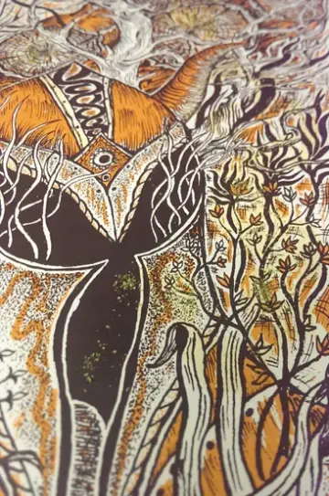 CROWBAR + WO FAT + BLACK TUSK (2015) screenprinted poster
