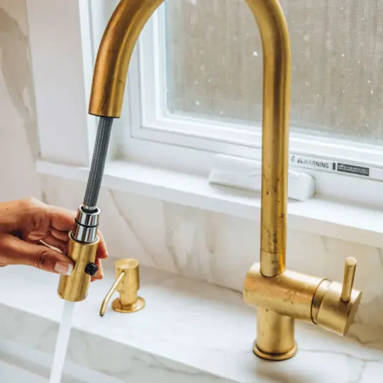 Pull Down Kitchen Faucet